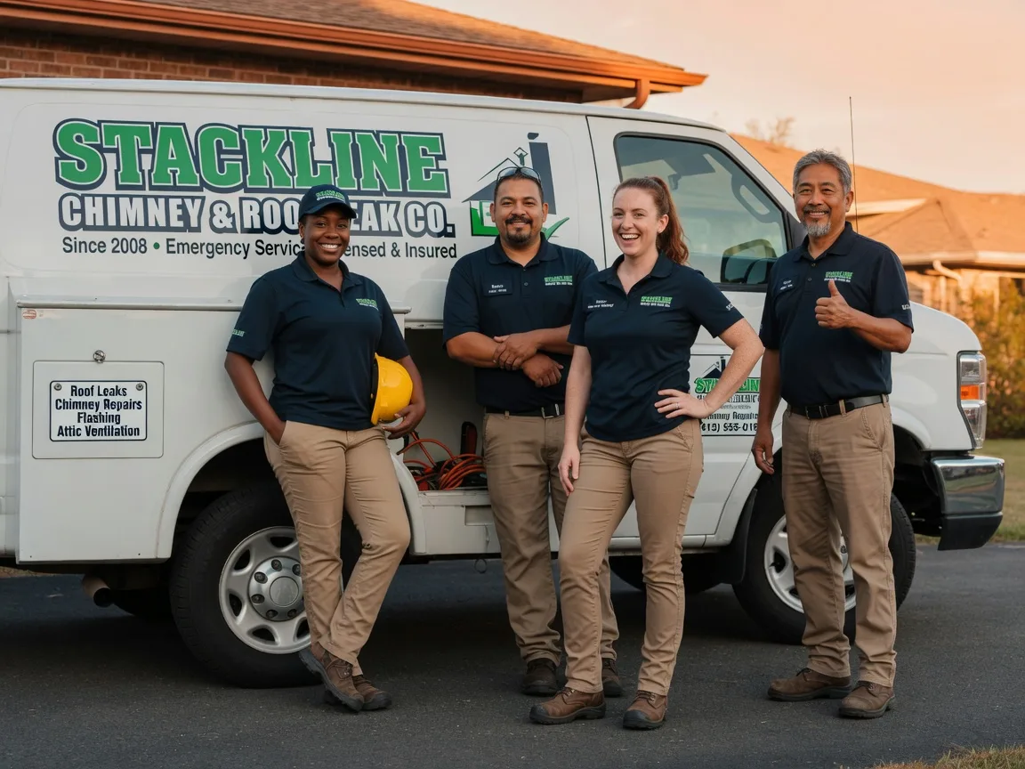 Chimney flashing repair company in Myra, TX